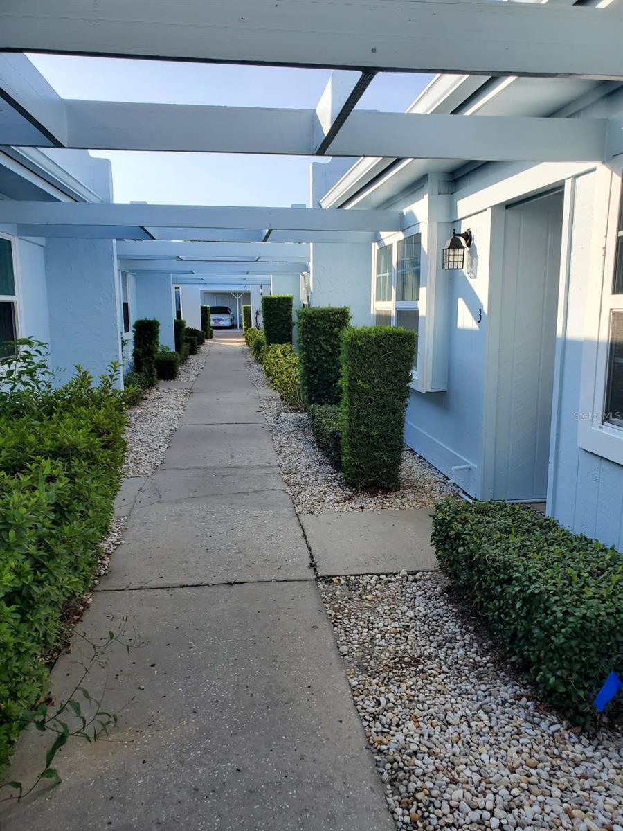 Front walkway