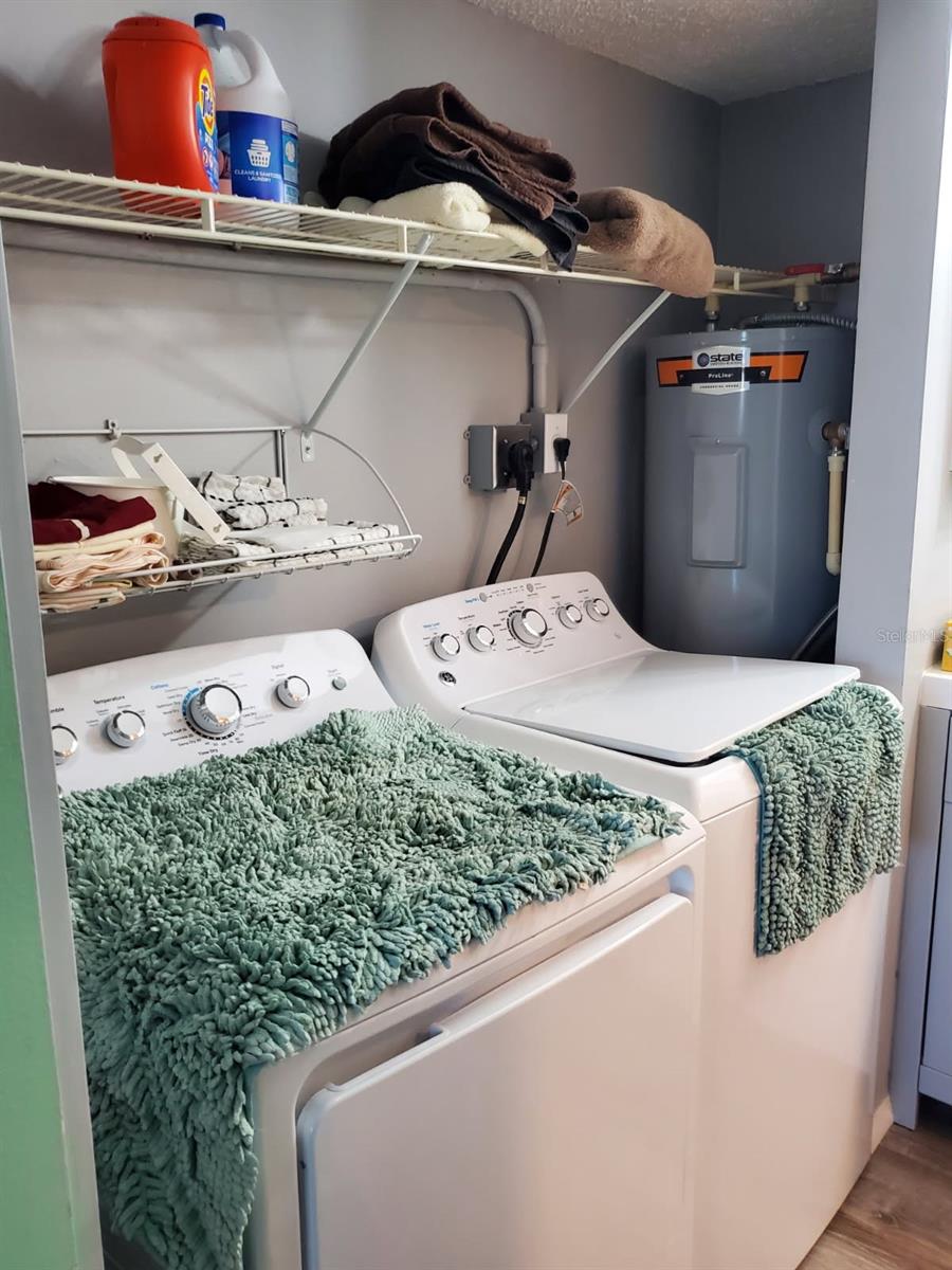 Inside washer and dryer