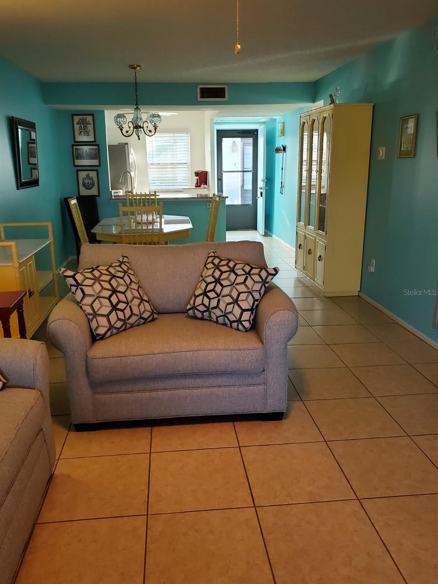 Living room looking to front