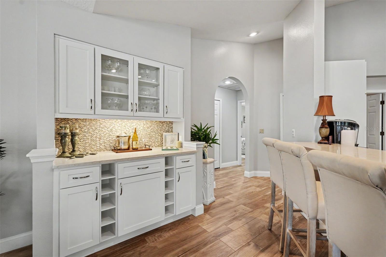 Built In Dry Bar