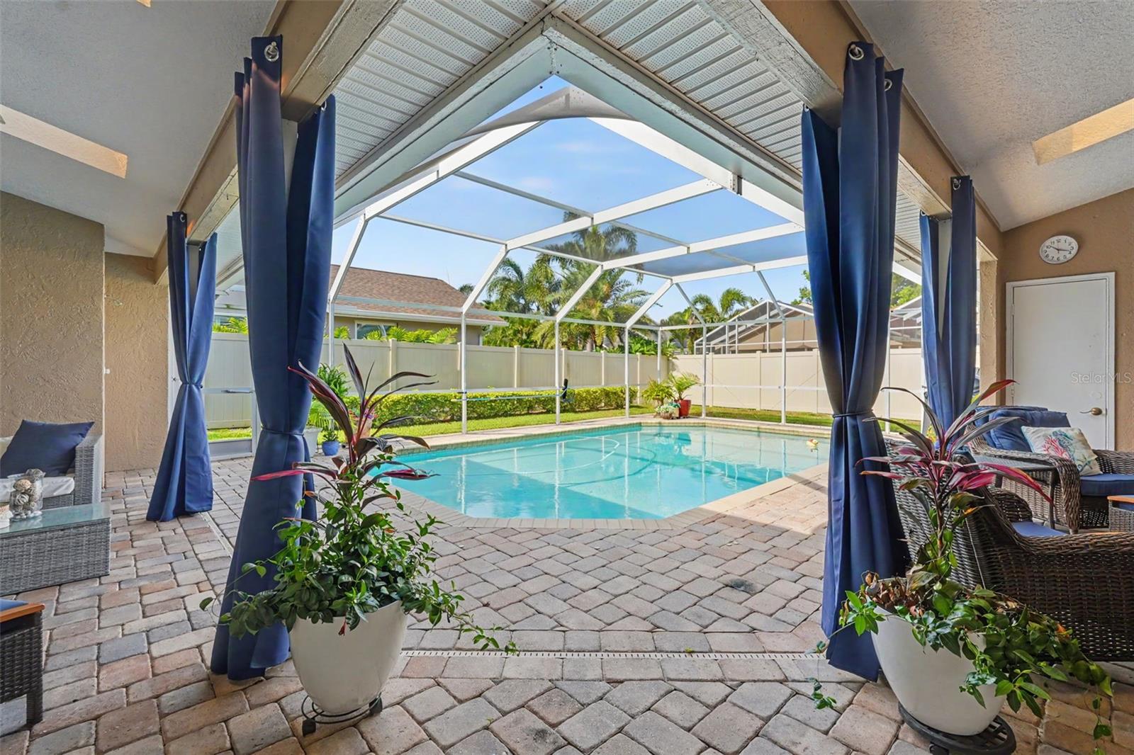 Resort style outdoor entertaining