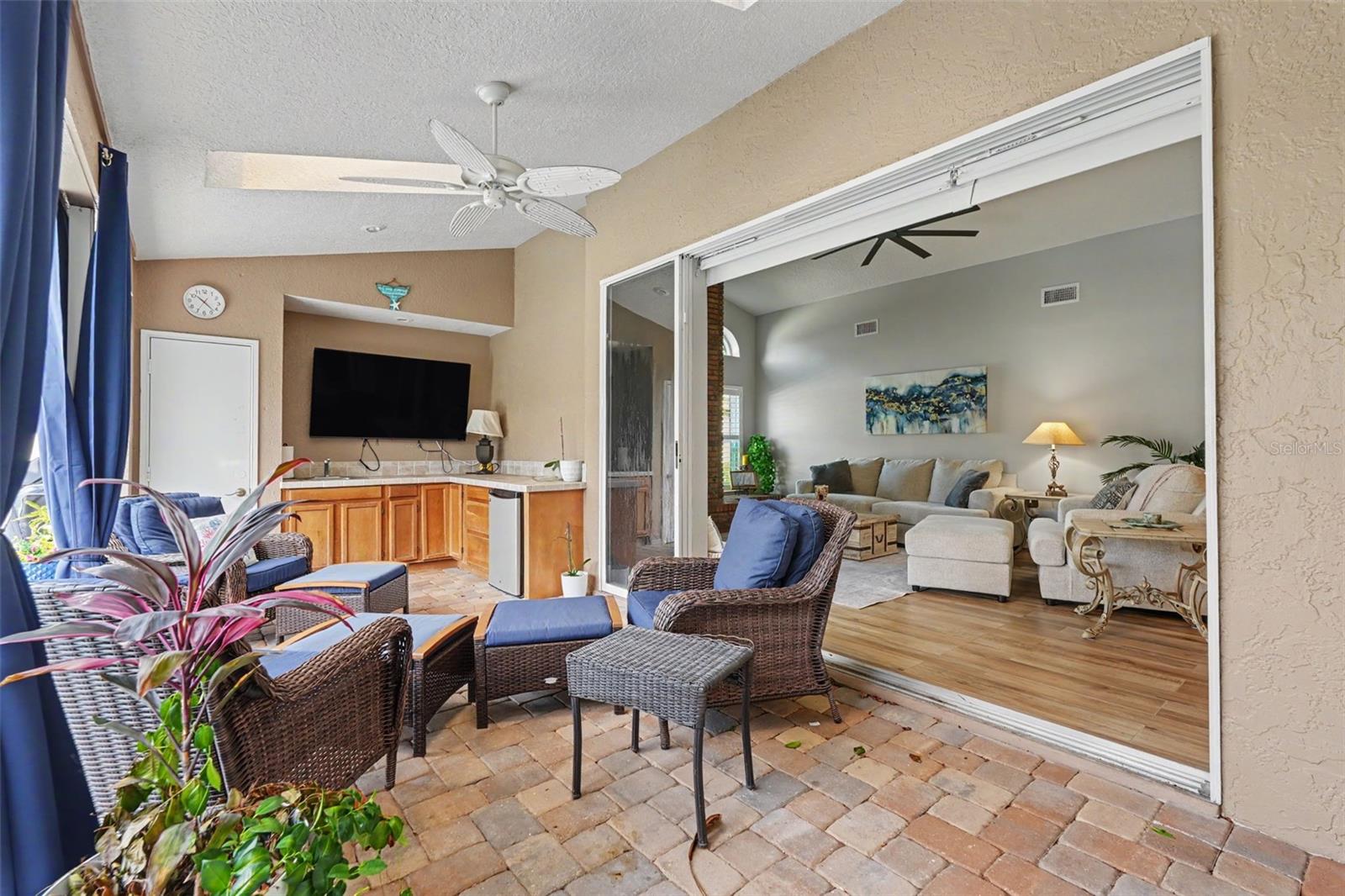 Pocket Slider to Family Room