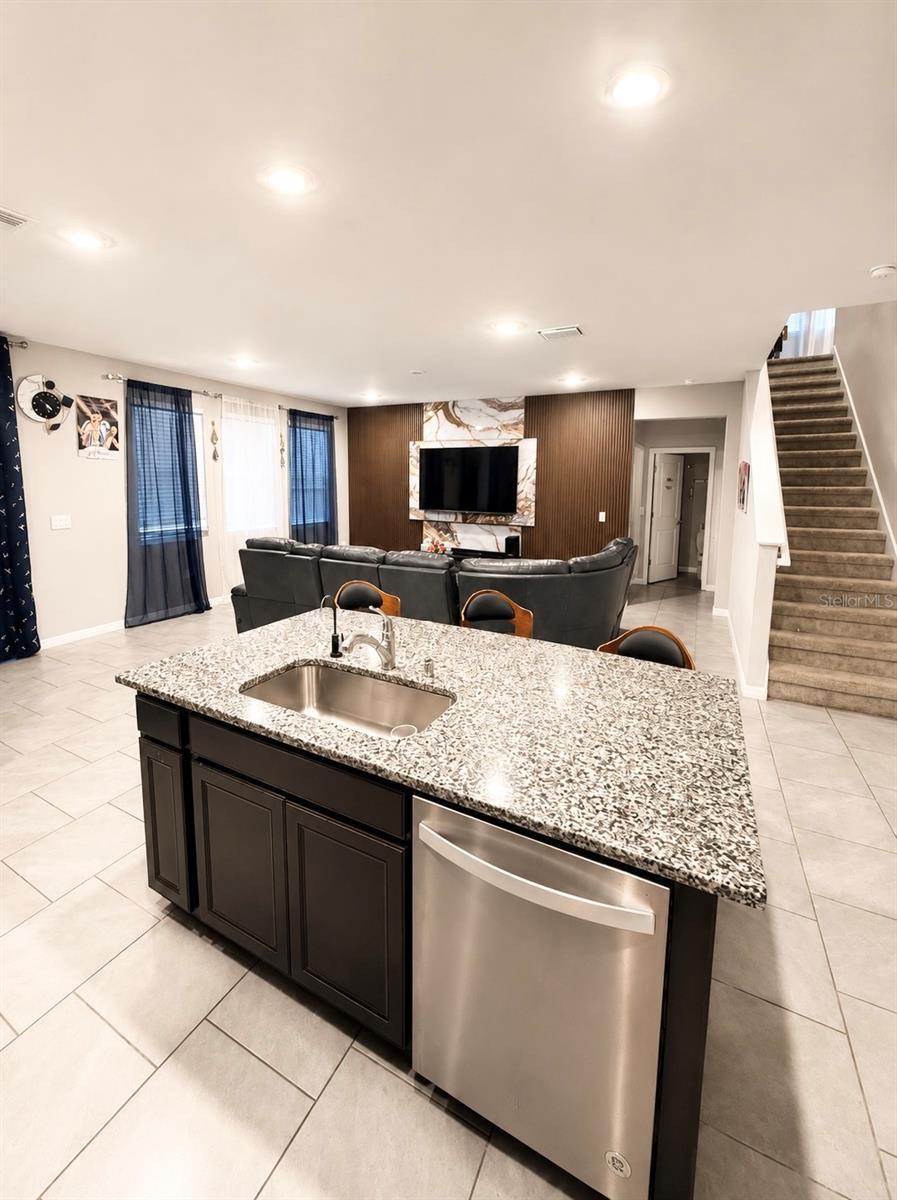 open concept kitchen