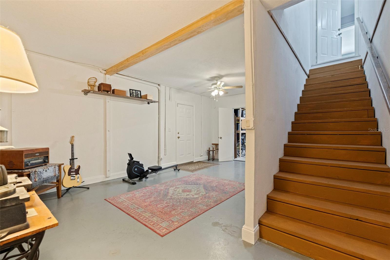 Stairwell to Garage