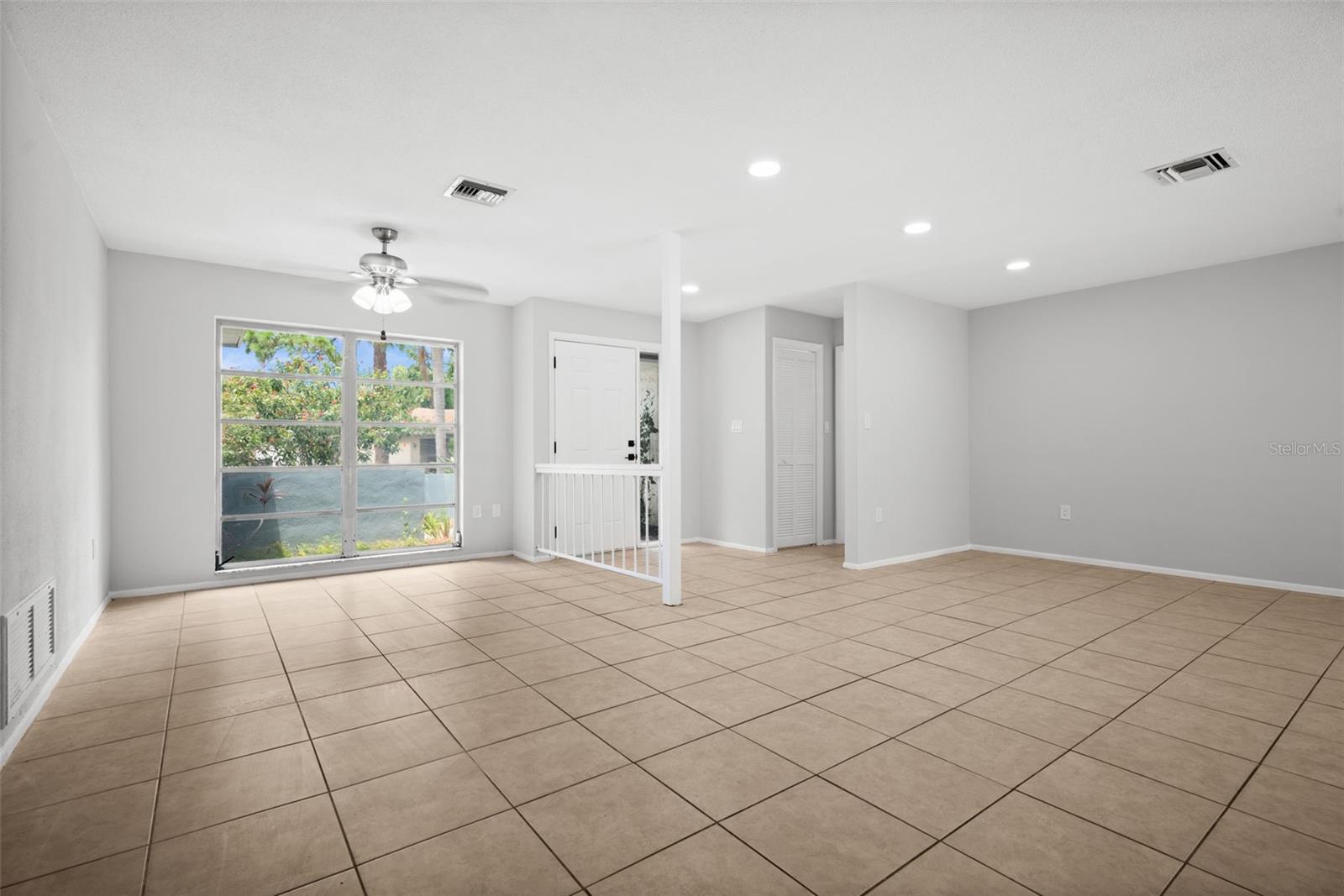 Front Door and Dinning Room