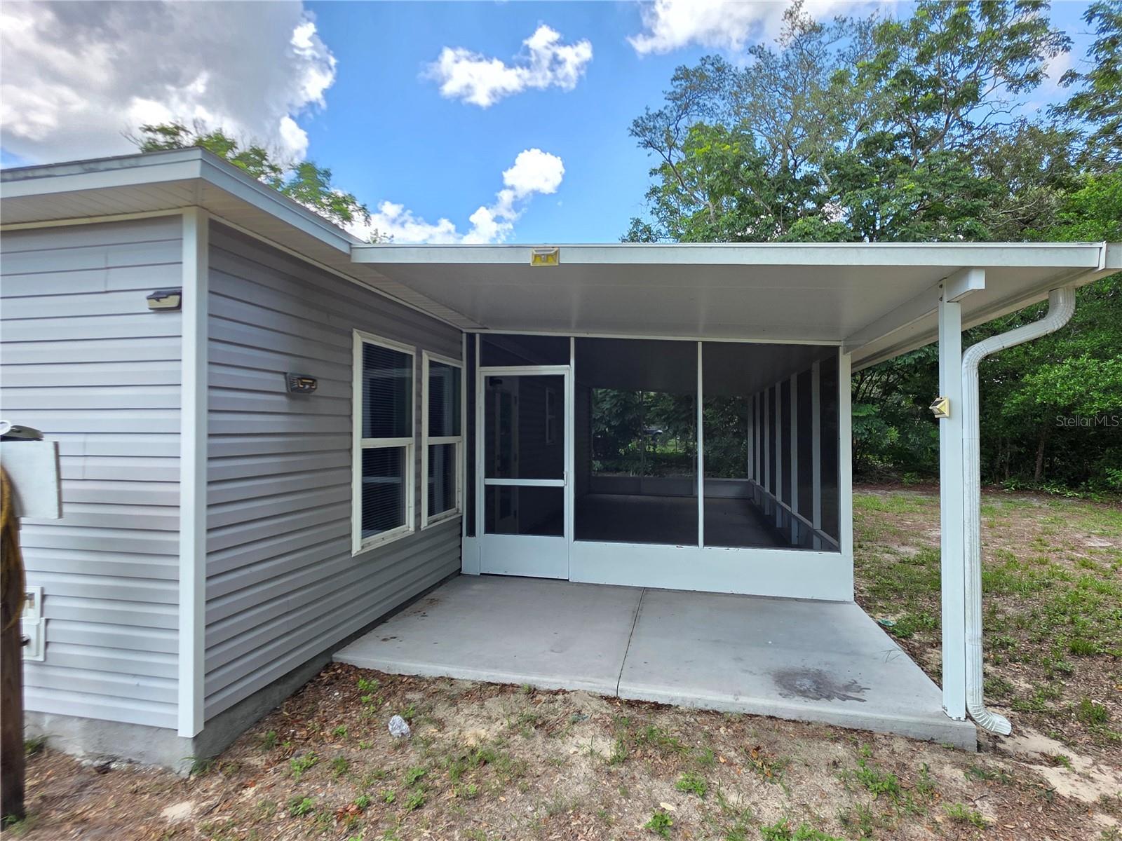 COVERED OPEN PATIO