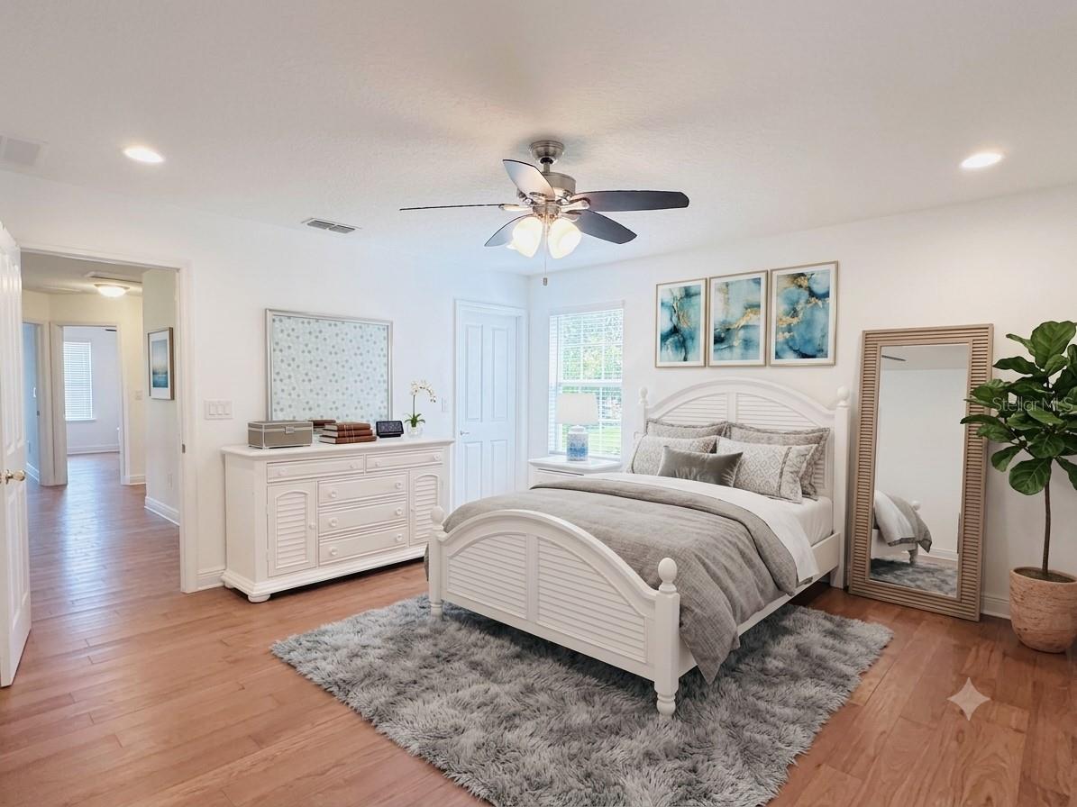 Virtual master bedroom